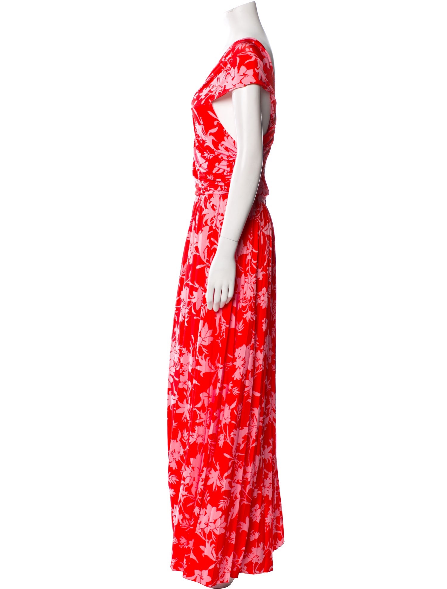 Beatrice B Floral Print Long Dress